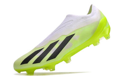 Men's Adidas X Crazyfast.1 LL FG Football Boots - Green/Black/White