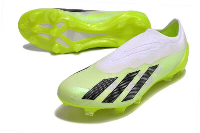 Men's Adidas X Crazyfast.1 LL FG Football Boots - Green/Black/White