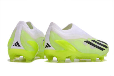 Men's Adidas X Crazyfast.1 LL FG Football Boots - Green/Black/White