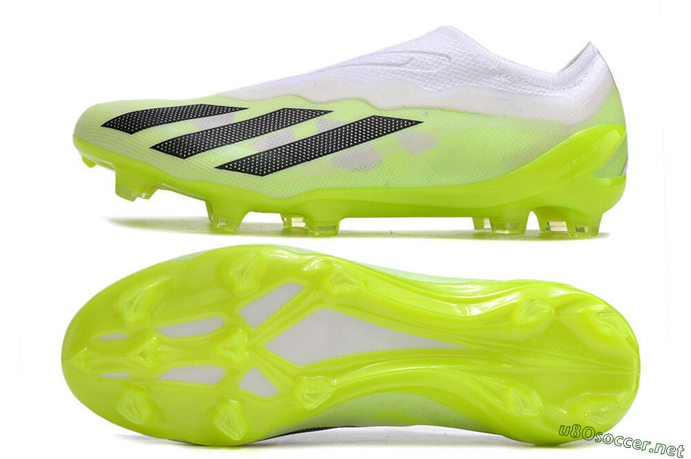 Men's Adidas X Crazyfast.1 LL FG Football Boots - Green/Black/White 1