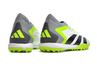 Men's Adidas Predator Accuracy.3 TF Football Shoes - White/Black/Green/Grey
