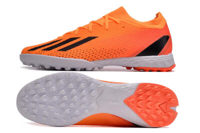 Men's Adidas X Speedportal.3 TF Football Shoes - Orange/Black/White