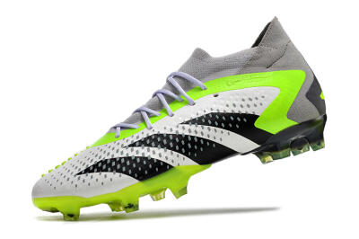 Men's Adidas Predator Accuracy.1 FG Football Boots - White/Black/Green/Grey