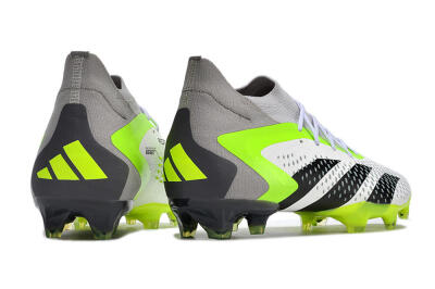 Men's Adidas Predator Accuracy.1 FG Football Boots - White/Black/Green/Grey