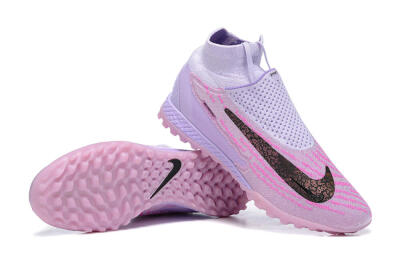 Men's Nike Phantom GX Elite DF TF Football Shoes - Purple/Pink/Black