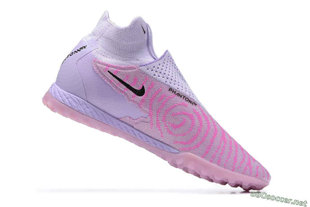 Men's Nike Phantom GX Elite DF TF Football Shoes - Purple/Pink/Black 6