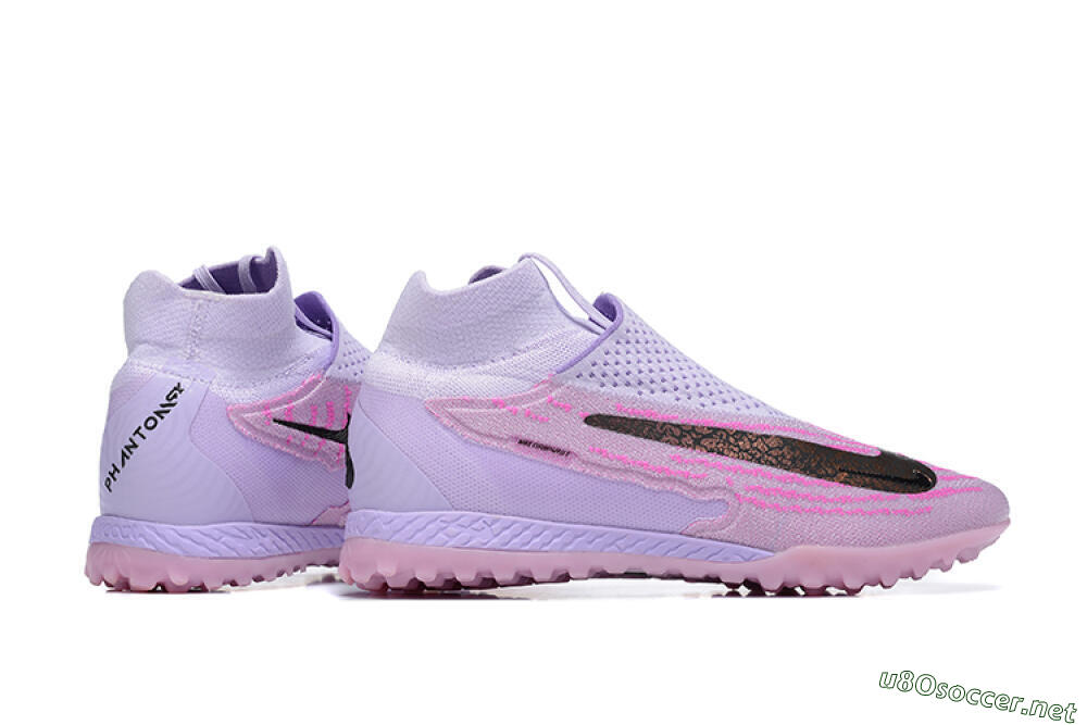Men's Nike Phantom GX Elite DF TF Football Shoes - Purple/Pink/Black 8