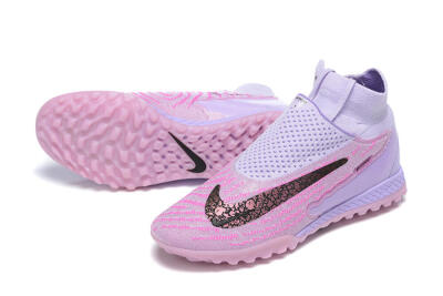 Men's Nike Phantom GX Elite DF TF Football Shoes - Purple/Pink/Black