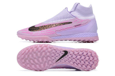 Men's Nike Phantom GX Elite DF TF Football Shoes - Purple/Pink/Black