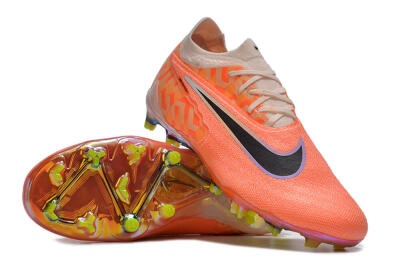 Unisex Nike Phantom GX Elite FG Football Boots - Orange/Black/Purple