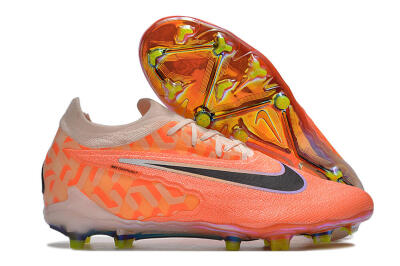 Unisex Nike Phantom GX Elite FG Football Boots - Orange/Black/Purple