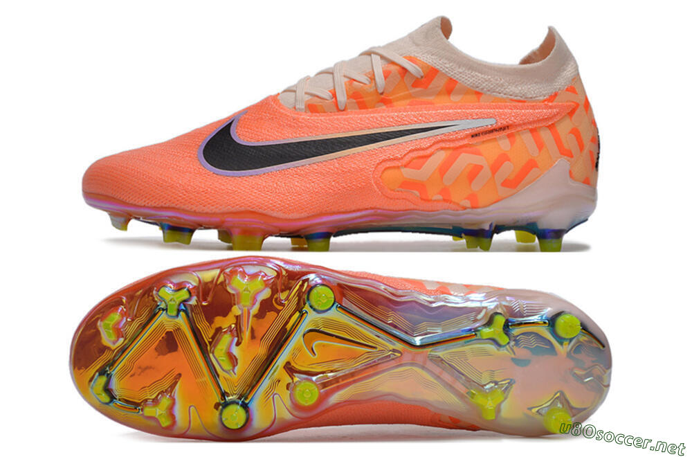 Unisex Nike Phantom GX Elite FG Football Boots - Orange/Black/Purple 1