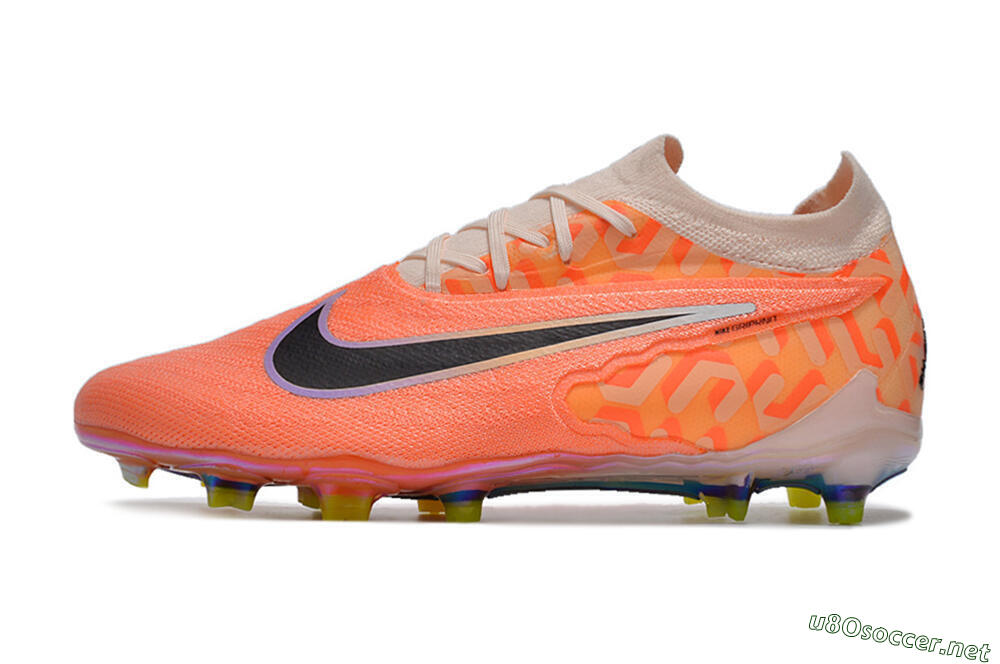 Unisex Nike Phantom GX Elite FG Football Boots - Orange/Black/Purple 0