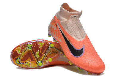 Unisex Nike Phantom GX DF Elite FG Football Boots - Orange/Black/Purple