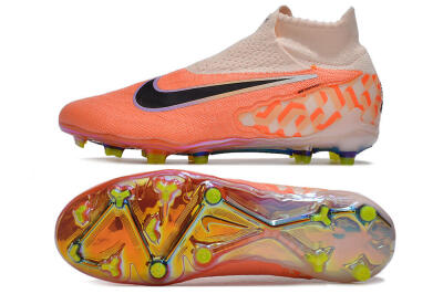 Unisex Nike Phantom GX DF Elite FG Football Boots - Orange/Black/Purple