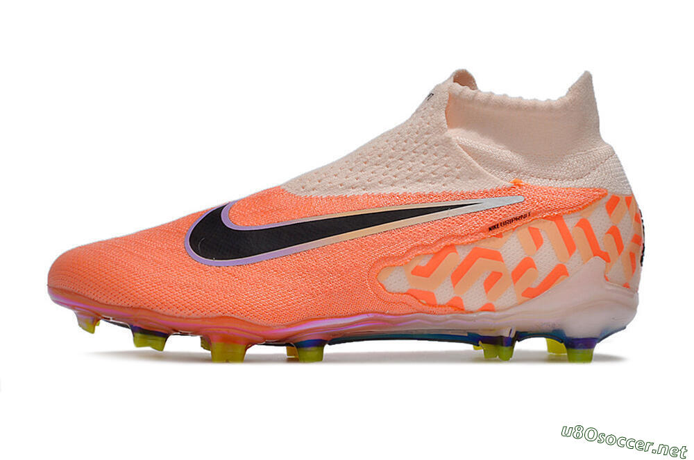 Unisex Nike Phantom GX DF Elite FG Football Boots - Orange/Black/Purple 0