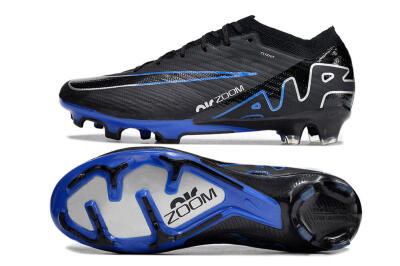 Unisex Nike Air Zoom Vapor 15 Elite SE FG Football Boots - Black/Blue/White