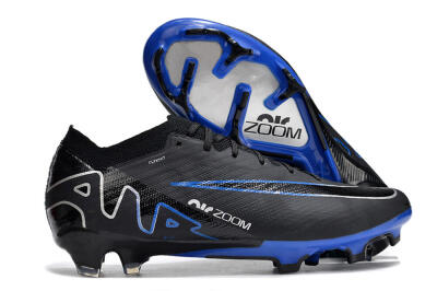 Unisex Nike Air Zoom Vapor 15 Elite SE FG Football Boots - Black/Blue/White
