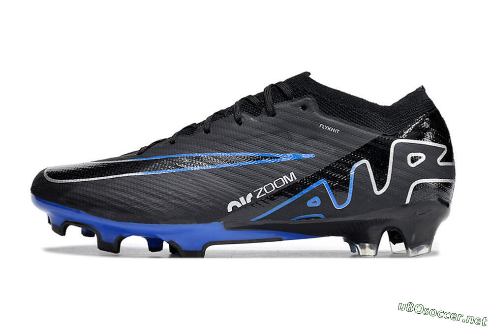 Unisex Nike Air Zoom Vapor 15 Elite SE FG Football Boots - Black/Blue/White 0