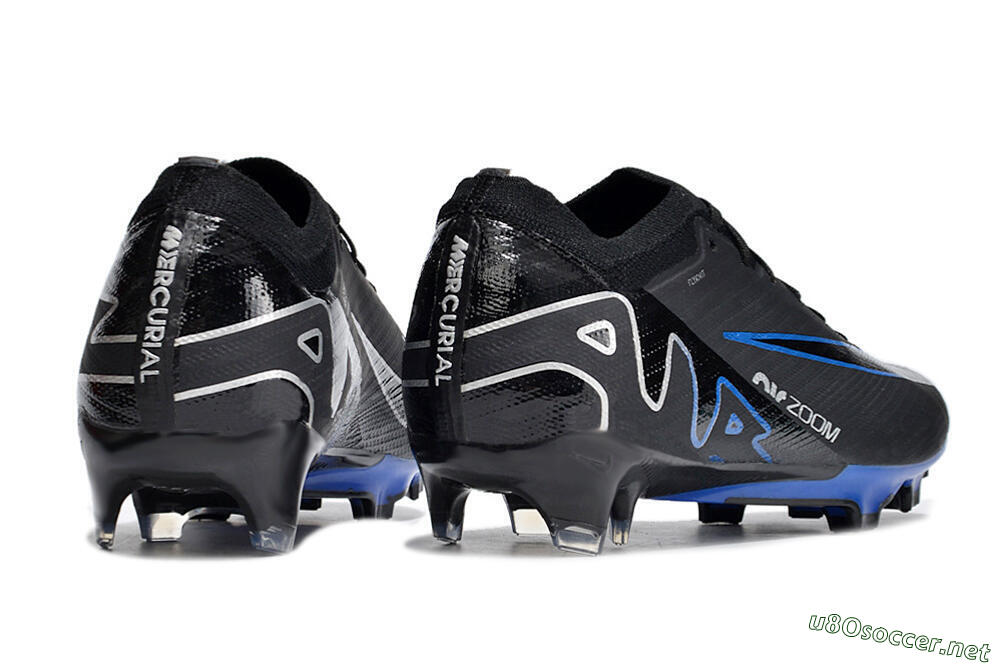 Unisex Nike Air Zoom Vapor 15 Elite SE FG Football Boots - Black/Blue/White 6