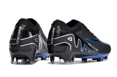 Unisex Nike Air Zoom Vapor 15 Elite SE FG Football Boots - Black/Blue/White