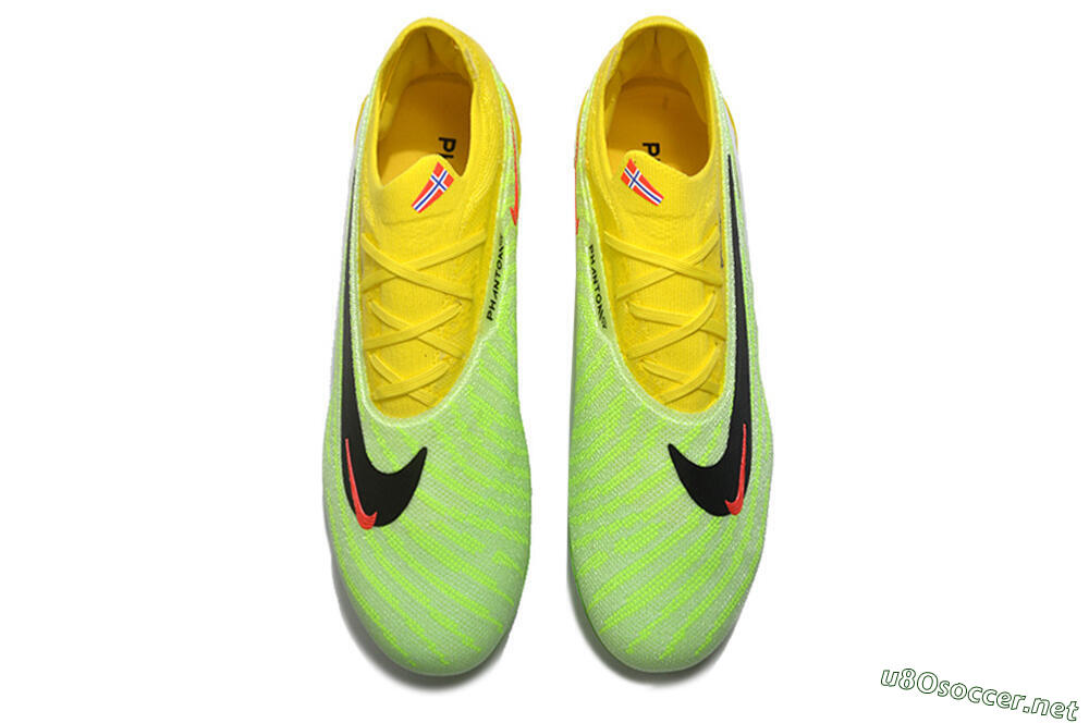 Unisex Nike Phantom GX Elite FG Football Boots - Yellow/Green/Black/Red 4