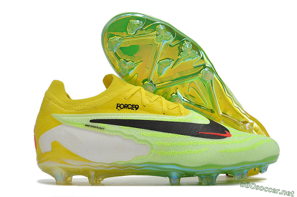 Unisex Nike Phantom GX Elite FG Football Boots - Yellow/Green/Black/Red 2