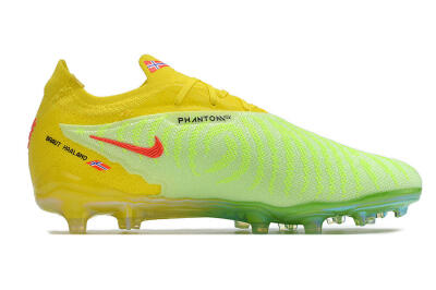 Unisex Nike Phantom GX Elite FG Football Boots - Yellow/Green/Black/Red