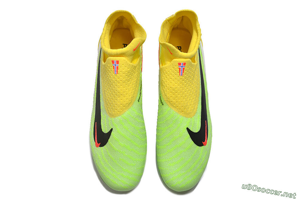 Men's Nike Phantom GX Elite DF FG Football Boots - Yellow/Green/Black/Red 4