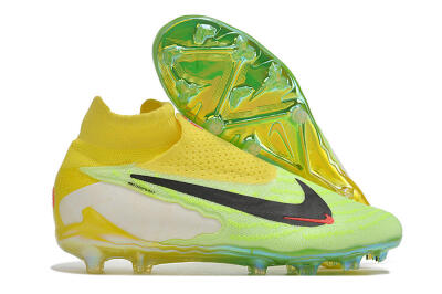 Men's Nike Phantom GX Elite DF FG Football Boots - Yellow/Green/Black/Red
