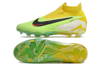 Men's Nike Phantom GX Elite DF FG Football Boots - Yellow/Green/Black/Red