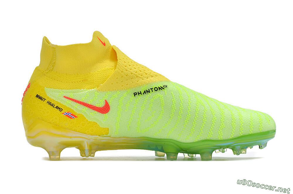 Men's Nike Phantom GX Elite DF FG Football Boots - Yellow/Green/Black/Red 7