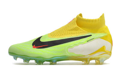 Men's Nike Phantom GX Elite DF FG Football Boots - Yellow/Green/Black/Red