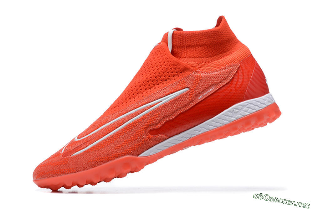 Men's Nike Phantom GX Elite DF TF Football Shoes - Red/White 7