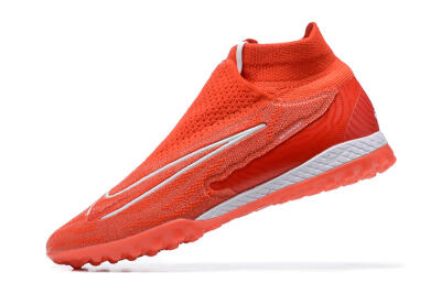 Men's Nike Phantom GX Elite DF TF Football Shoes - Red/White