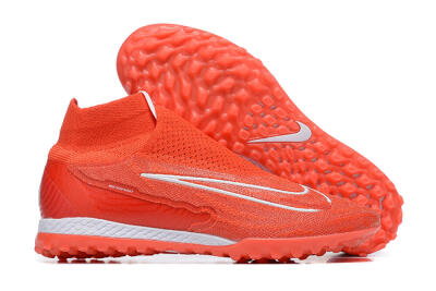 Men's Nike Phantom GX Elite DF TF Football Shoes - Red/White