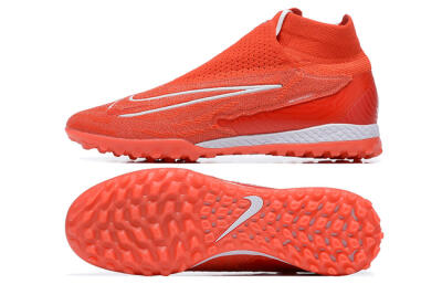 Men's Nike Phantom GX Elite DF TF Football Shoes - Red/White