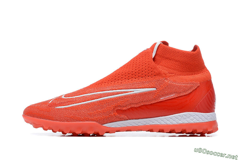 Men's Nike Phantom GX Elite DF TF Football Shoes - Red/White 0