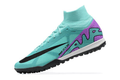 Men's Nike Air Zoom Mercurial Superfly 9 Elite TF Football Shoes - Blue/Black/Purple