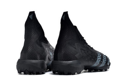 Unisex Adidas Predator Freak+ TF Football Shoes - Black/Silver