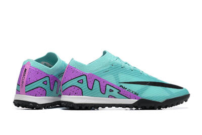 Men's Nike Air Zoom Mercurial Vapor 15 Elite TF Football Shoes - Blue/Black/Purple