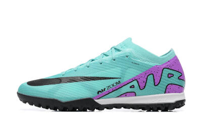 Men's Nike Air Zoom Mercurial Vapor 15 Elite TF Football Shoes - Blue/Black/Purple