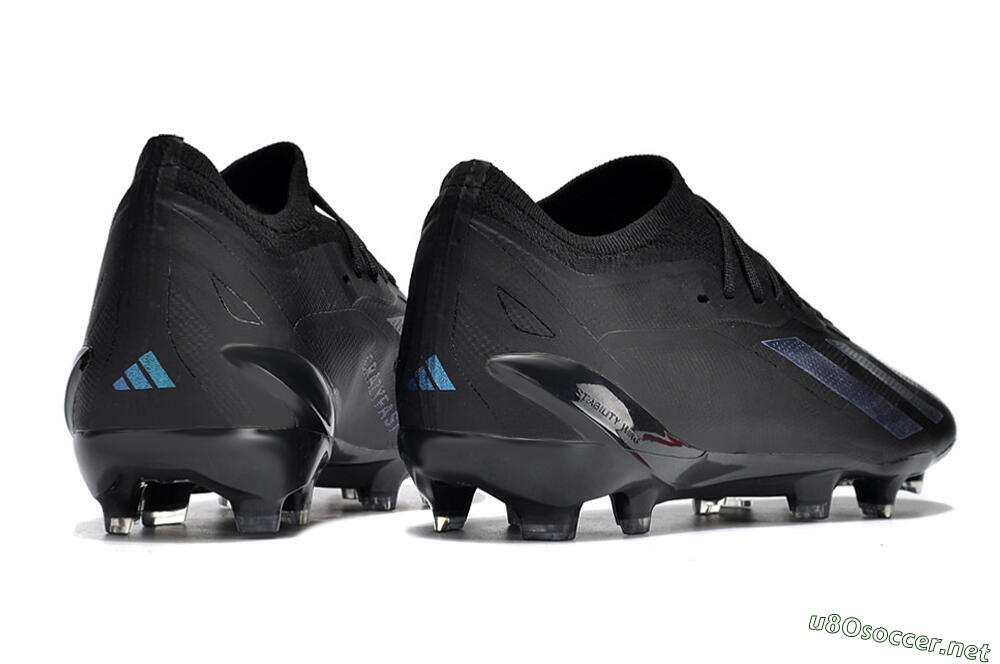 Men's Adidas X Speedportal .1 2022 World Cup FG Football Boots - Black/Blue 8