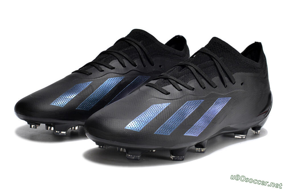 Men's Adidas X Speedportal .1 2022 World Cup FG Football Boots - Black/Blue 9