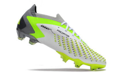Men's Adidas Predator Accuracy.1 FG Football Boots - White/Black/Green/Grey