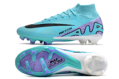 Men's Nike Air Zoom Mercurial Superfly 15 Elite FG Football Boots - Blue/Black/Purple