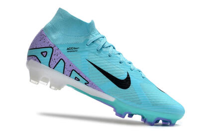 Men's Nike Air Zoom Mercurial Superfly 15 Elite FG Football Boots - Blue/Black/Purple