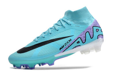 Men's Nike Air Zoom Mercurial Superfly 15 Elite FG Football Boots - Blue/Black/Purple