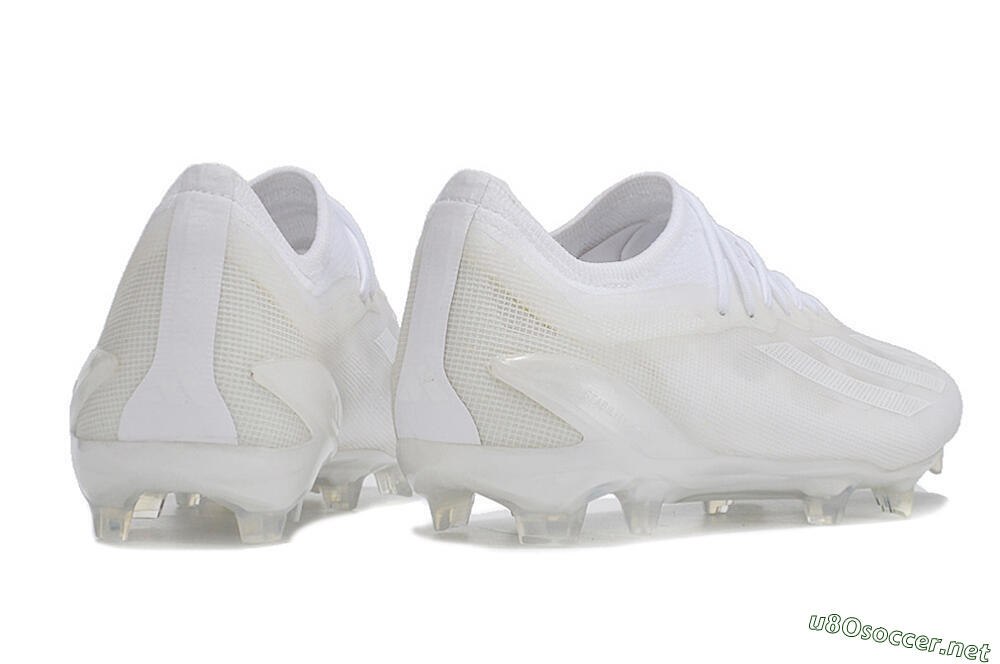 Men's Adidas X Crazyfast.1 FG Football Boots - White/White/White 6