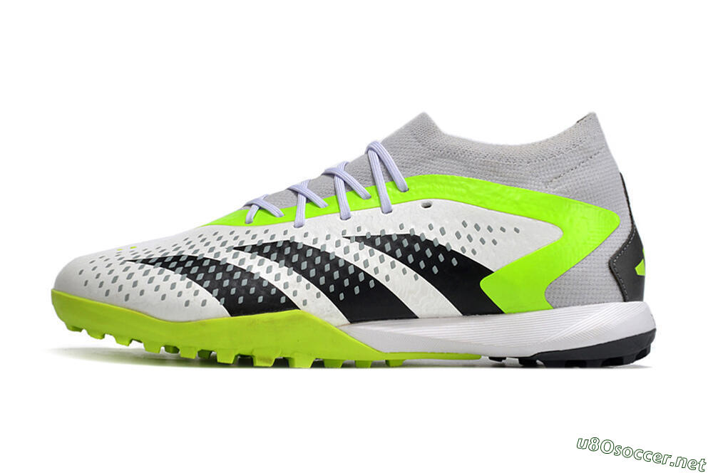 Men's Adidas Predator Accuracy.1 TF Football Shoes - White/Black/Green 0